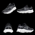 men's black and white slip on shoes